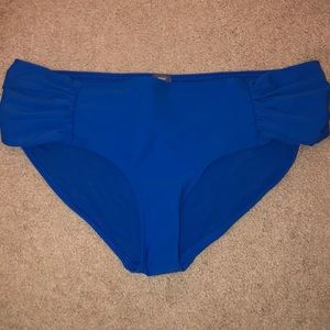 aerie blue bikini bottoms